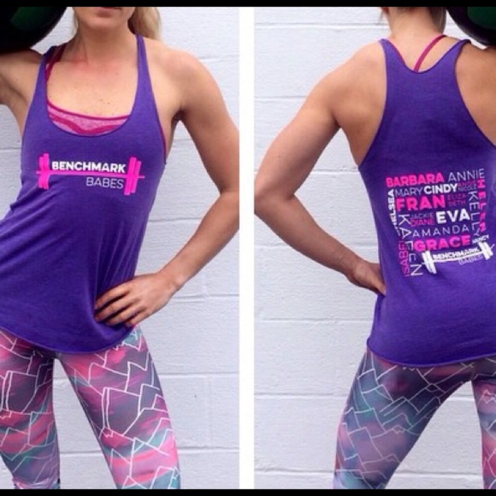 Crossfit tri-blend tank top